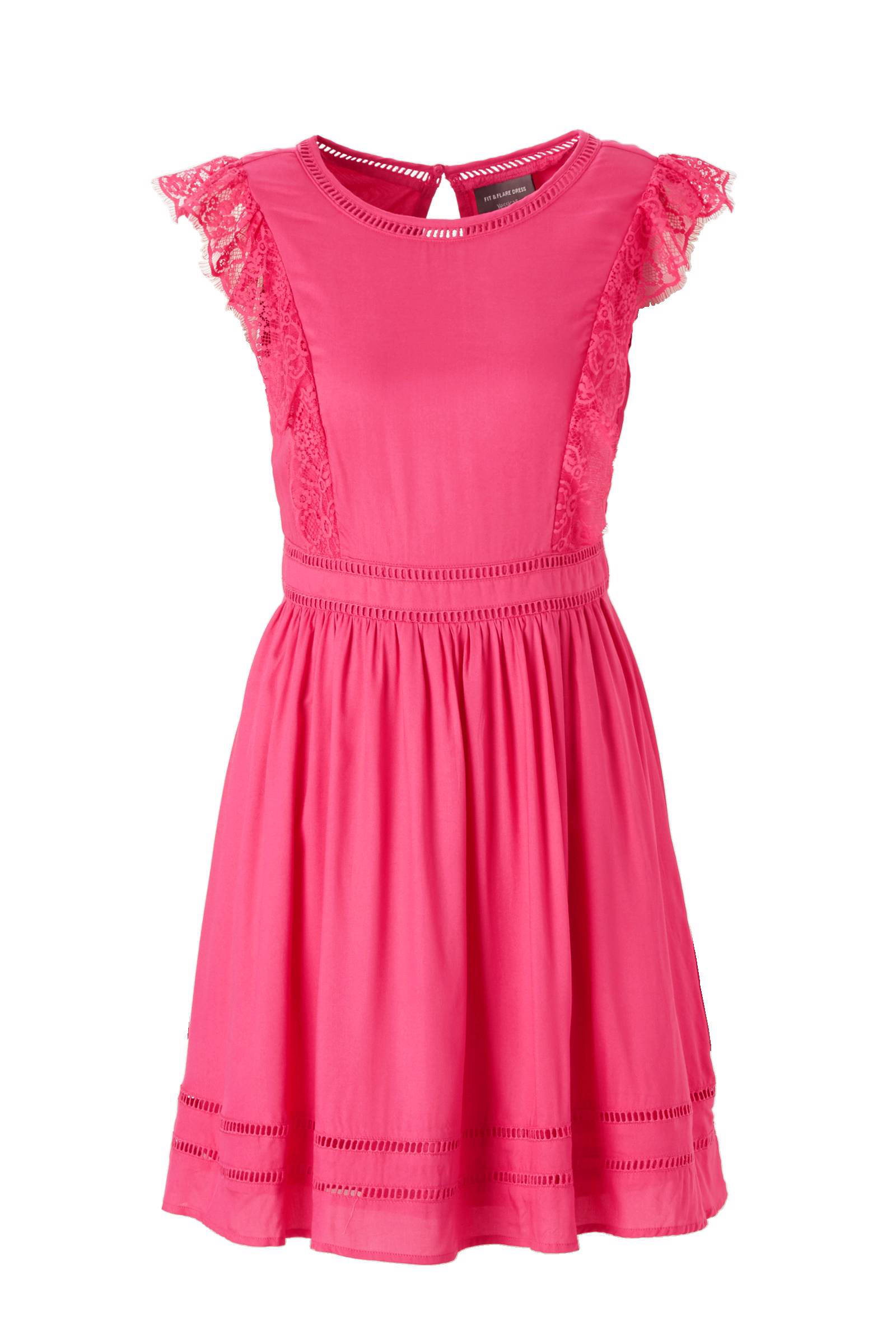 fuchsia jurk